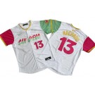 Men's San Diego Padres #13 Manny Machado White City Limited Jersey