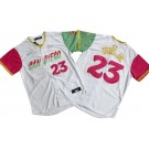 Men's San Diego Padres #23 Fernando Tatis Jr White City Limited Jersey