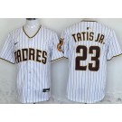 Men's San Diego Padres #23 Fernando Tatis Jr White Limited Jersey
