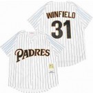Men's San Diego Padres #31 Dave Winfield White 1978 Throwback Jersey