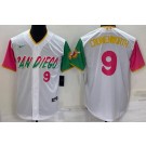Men's San Diego Padres #9 Jake Cronenworth White Player Number 2022 City Connect Cool Base Jersey