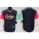 Men's San Diego Padres Blank Black 2022 City Connect Cool Base Jersey