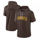 Men's San Diego Padres Brown Short Sleeve Team Pullover Hoodie 306615