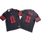 Men's San Francisco 49ers #11 Brandon Aiyuk Limited Black FUSE Vapor Jersey