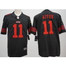 Men's San Francisco 49ers #11 Brandon Aiyuk Limited Black Vapor Jersey