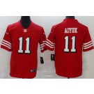 Men's San Francisco 49ers #11 Brandon Aiyuk Limited Red Alternate Vapor Jersey