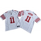 Men's San Francisco 49ers #11 Brandon Aiyuk Limited White FUSE Vapor Jersey