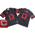 Men's San Francisco 49ers #13 Brock Purdy Limited Black 2024 C Patch FUSE Vapor Jersey