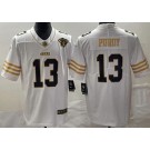 Men's San Francisco 49ers #13 Brock Purdy Limited White Gold 75th Vapor Jersey