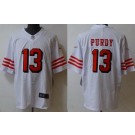 Men's San Francisco 49ers #13 Brock Purdy Limited White Rush Color Jersey