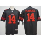 Men's San Francisco 49ers #14 Ricky Pearsall Limited Black Vapor Jersey