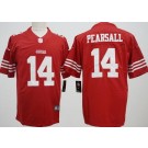 Men's San Francisco 49ers #14 Ricky Pearsall Limited Red Vapor Jersey