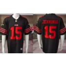 Men's San Francisco 49ers #15 Jauan Jennings Limited Black Vapor Jersey