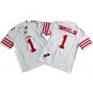 Men's San Francisco 49ers #1 Deebo Samuel Sr Limited White FUSE Vapor Jersey
