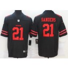 Men's San Francisco 49ers #21 Deion Sanders Limited Black Vapor Untouchable Jersey