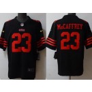 Men's San Francisco 49ers #23 Christian McCaffrey Limited Black 2022 Vapor Jersey