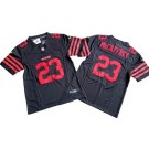 Men's San Francisco 49ers #23 Christian McCaffrey Limited Black FUSE Vapor Jersey