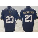 Men's San Francisco 49ers #23 Christian McCaffrey Limited Black Gold FUSE Vapor Jersey