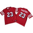 Men's San Francisco 49ers #23 Christian McCaffrey Limited Red Alternate FUSE Vapor Jersey
