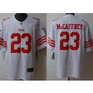 Men's San Francisco 49ers #23 Christian McCaffrey Limited White 2022 Vapor Jersey
