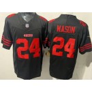 Men's San Francisco 49ers #24 Jordan Mason Limited Black FUSE Vapor Jersey