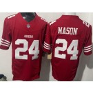 Men's San Francisco 49ers #24 Jordan Mason Limited Red FUSE Vapor Jersey