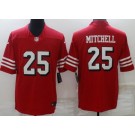 Men's San Francisco 49ers #25 Elijah Mitchell Limited Red Alternate Vapor Jersey
