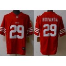 Men's San Francisco 49ers #29 Talanoa Hufanga Limited Red FUSE Vapor Jersey