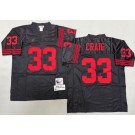 Men's San Francisco 49ers #33 Roger Craig Black Throwback Jersey