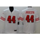 Men's San Francisco 49ers #44 Kyle Juszczyk Limited White Rush Color Jersey