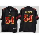 Men's San Francisco 49ers #54 Fred Warner Limited Black Rivalries Vapor Jersey
