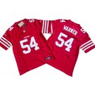 Men's San Francisco 49ers #54 Fred Warner Limited Red FUSE Vapor Jersey