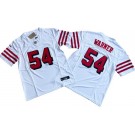 Men's San Francisco 49ers #54 Fred Warner Limited White Throwback FUSE Vapor Jersey