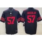 Men's San Francisco 49ers #57 Dre Greenlaw Limited Black Vapor Jersey