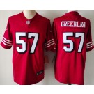 Men's San Francisco 49ers #57 Dre Greenlaw Limited Red Throwback FUSE Vapor Jersey