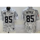 Men's San Francisco 49ers #85 George Kittle Limited Arctic Camo 2024 Salute to Service Jersey