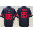 Men's San Francisco 49ers #85 George Kittle Limited Black 2022 Vapor Jersey
