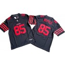 Men's San Francisco 49ers #85 George Kittle Limited Black FUSE Vapor Jersey