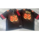 Men's San Francisco 49ers #85 George Kittle Limited Black Rivalries FUSE Vapor Jersey