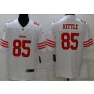 Men's San Francisco 49ers #85 George Kittle Limited White 2022 Vapor Jersey