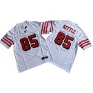 Men's San Francisco 49ers #85 George Kittle Limited White Alternate FUSE Vapor Jersey