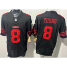 Men's San Francisco 49ers #8 Steve Young Limited Black FUSE Vapor Jersey