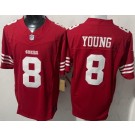 Men's San Francisco 49ers #8 Steve Young Limited Red FUSE Vapor Jersey