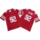 Men's San Francisco 49ers #92 Chase Young Limited Red FUSE Vapor Jersey