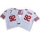 Men's San Francisco 49ers #92 Chase Young Limited White FUSE Vapor Jersey