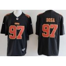 Men's San Francisco 49ers #97 Nick Bosa Limited Black Fashion Vapor Jersey