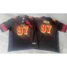 Men's San Francisco 49ers #97 Nick Bosa Limited Black Rivalries FUSE Vapor Jersey