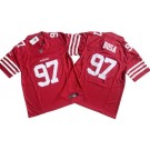 Men's San Francisco 49ers #97 Nick Bosa Limited Red FUSE Vapor Jersey