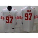 Men's San Francisco 49ers #97 Nick Bosa Limited White 2022 Vapor Jersey