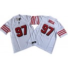 Men's San Francisco 49ers #97 Nick Bosa Limited White Alternate FUSE Vapor Jersey